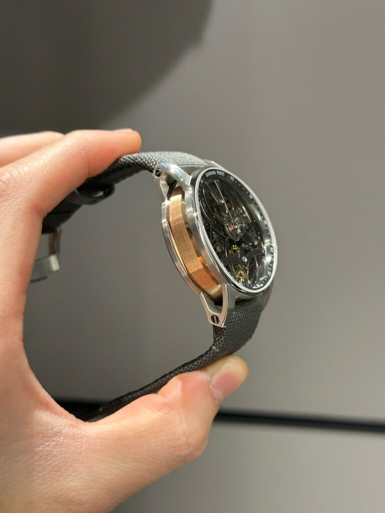 Đồng hồ Audemars Piguet 26600 Tourbillon Openworked Rep 11 máy lộ cơ màu xám 41mm (2)