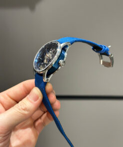 Đồng hồ Audemars Piguet 26600 Tourbillon Openworked Rep 11 máy lộ cơ màu xanh 41mm (2)