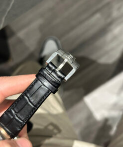 Đồng hồ Audemars Piguet Tourbillon Openworked 26600 Replica 11 dây da màu đen 41mm (2)