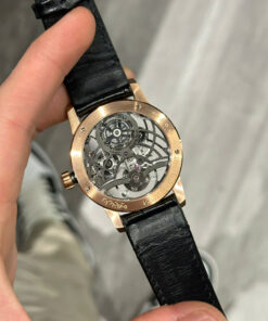 Đồng hồ Chế Tác Audemars Piguet Tourbillon Openworked 26600 dây da màu đen 41mm (2)