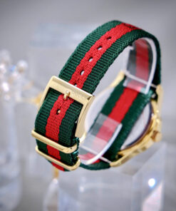 Đồng hồ Gucci Le Marche Des Hỏa Tiết Con Ong Dây Vải Like Auth 38mm