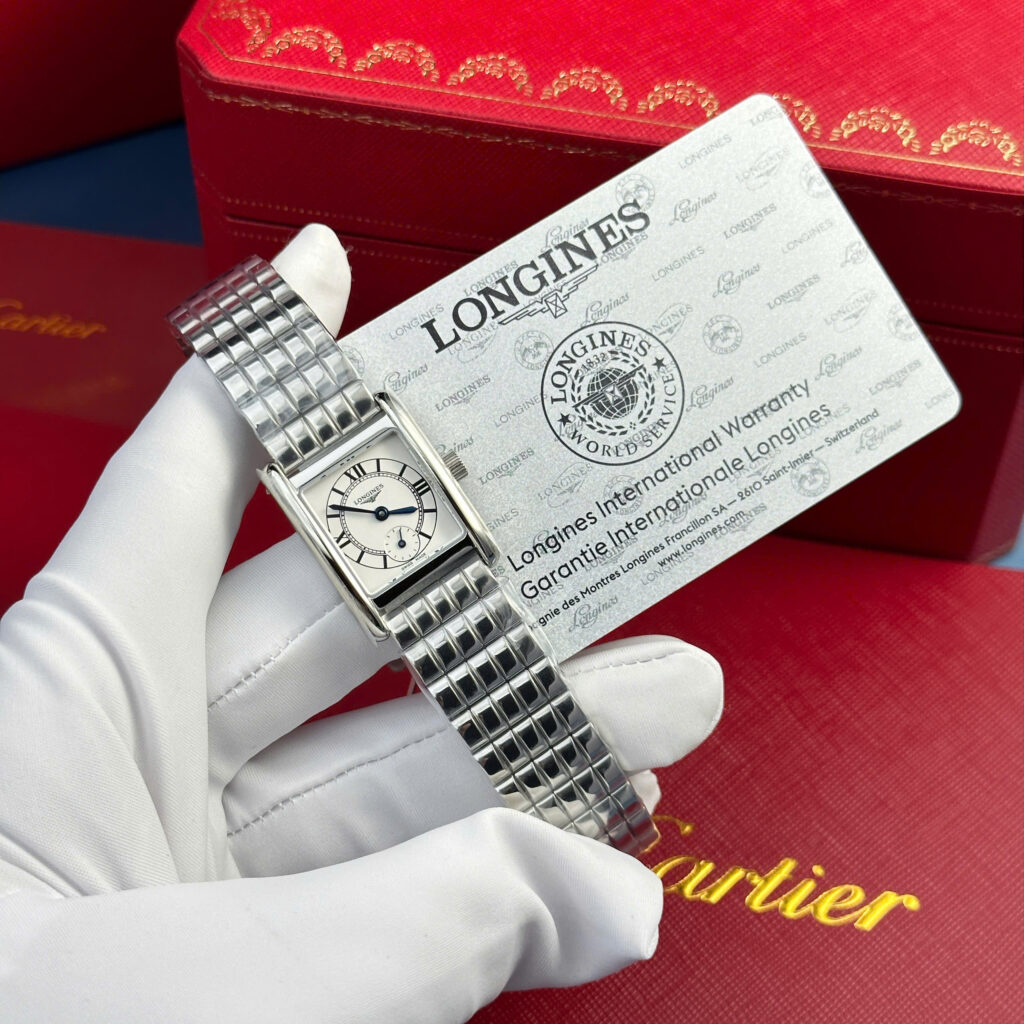 Đồng hồ Longines Mini DolceVita Replica 11 nữ mặt trắng nhà máy AF 22x29mm (2)