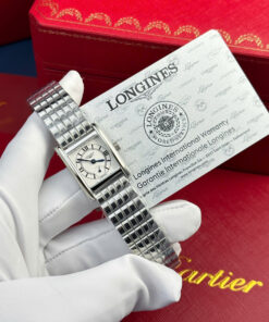 Đồng hồ Longines Mini DolceVita Replica 11 nữ mặt trắng nhà máy AF 22x29mm (2)