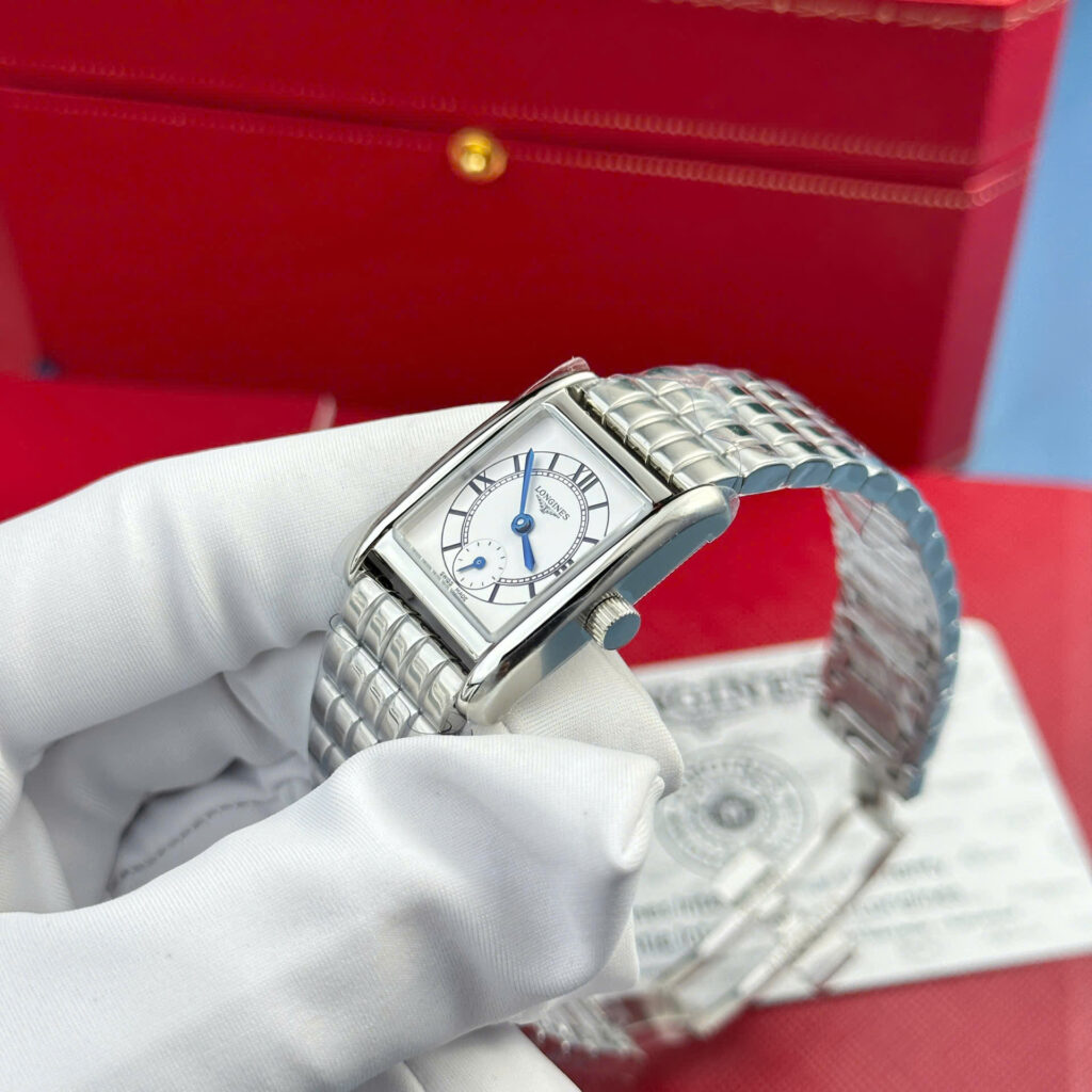 Đồng hồ Longines Mini DolceVita Replica 11 nữ mặt trắng nhà máy AF 22x29mm (2)