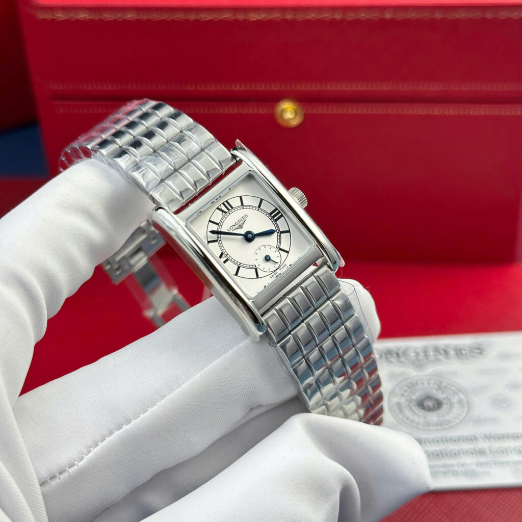 Đồng hồ Longines Mini DolceVita Replica 11 nữ mặt trắng nhà máy AF 22x29mm (2)