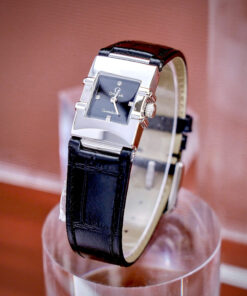 Đồng hồ Omega Constellation Quadra Quartz Dây Da Fake Cao Cấp 22x28mm