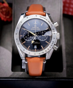 Đồng hồ Omega Speedmaster '57 Chronograph Dây Da Cam Fake 11 44mm