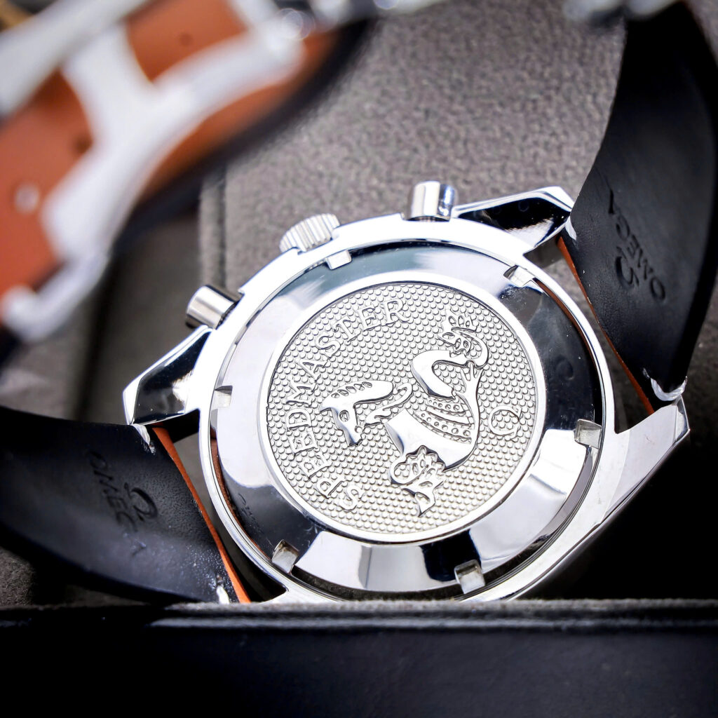 Đồng hồ Omega Speedmaster '57 Chronograph Dây Da Cam Fake 11 44mm