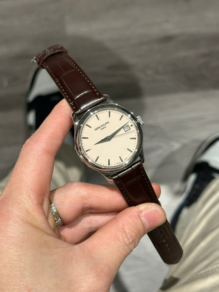 Đồng hồ Patek Philippe Calatrava 5227 Replica 1 1 dây da nhà máy 3K 39mm (2)