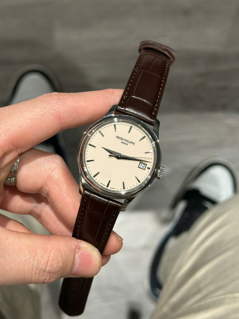 Đồng hồ Patek Philippe Calatrava 5227 Replica 1 1 dây da nhà máy 3K 39mm (2)
