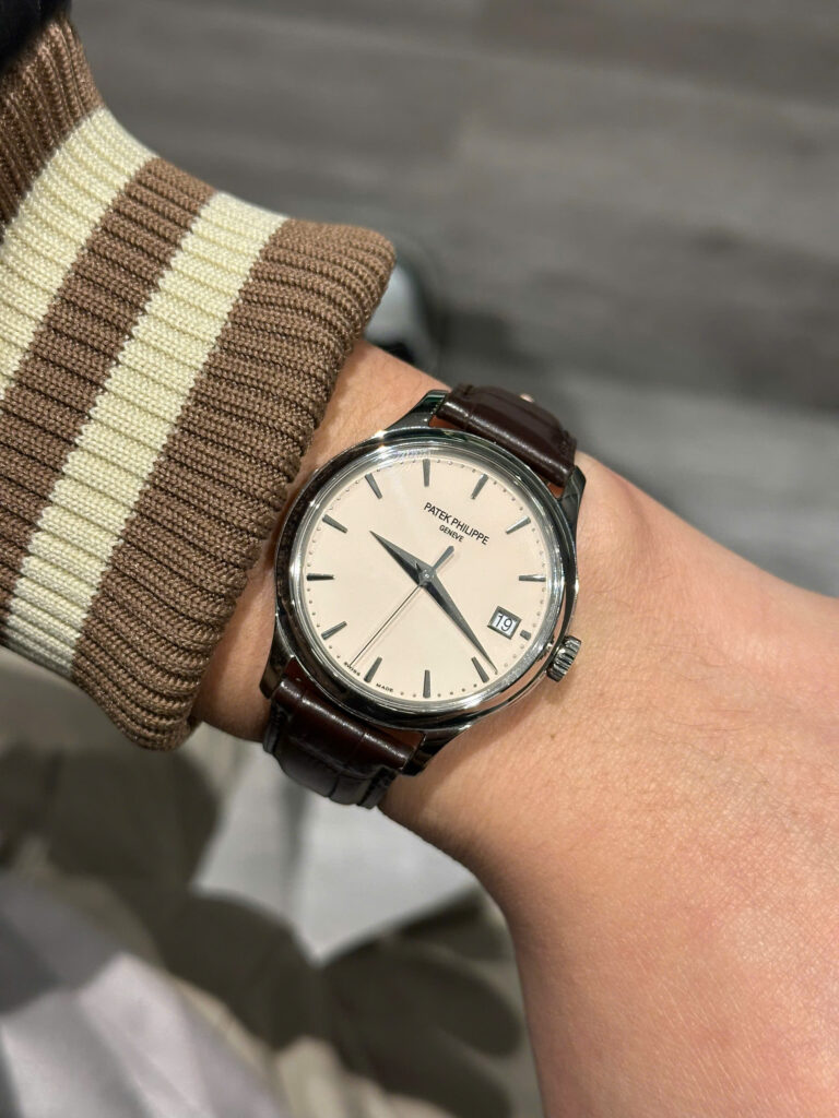 Đồng hồ Patek Philippe Calatrava 5227 Replica 1 1 dây da nhà máy 3K 39mm (2)