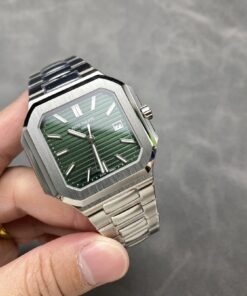 Đồng hồ Patek Philippe Cubitus 5821 Rep 11 mặt vuông màu xanh lá cây 45mm (1)