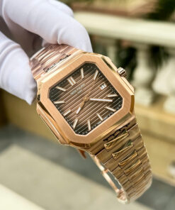 Đồng hồ Patek Philippe Cubitus 5821 Replica 11 mặt vuông màu chocolate 45mm (2)