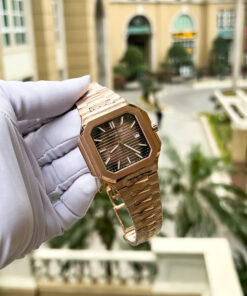 Đồng hồ Patek Philippe Cubitus 5821 Replica 11 mặt vuông màu chocolate 45mm (2)