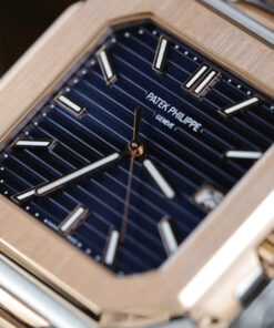Đồng hồ Patek Philippe Cubitus 5821 Replica 11 mặt vuông màu xanh blue 45mm (2)