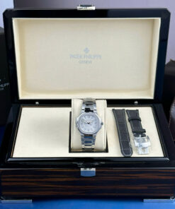 Đồng hồ Patek Philippe Nautilus 7010 Replica 11 mặt trắng máy pin GRF 32mm (2)