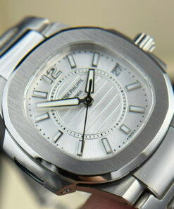 Đồng hồ Patek Philippe Nautilus 7010 Replica 11 mặt trắng máy pin GRF 32mm (2)
