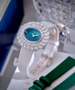 Đồng hồ Piaget Limelight Nữ Mặt Xanh Ngọc Đính Đá Like Auth 30x36mm