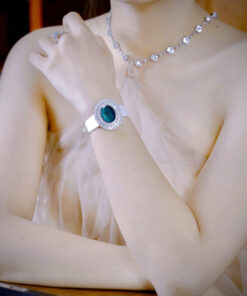 Đồng hồ Piaget Limelight Nữ Mặt Xanh Ngọc Đính Đá Like Auth 30x36mm