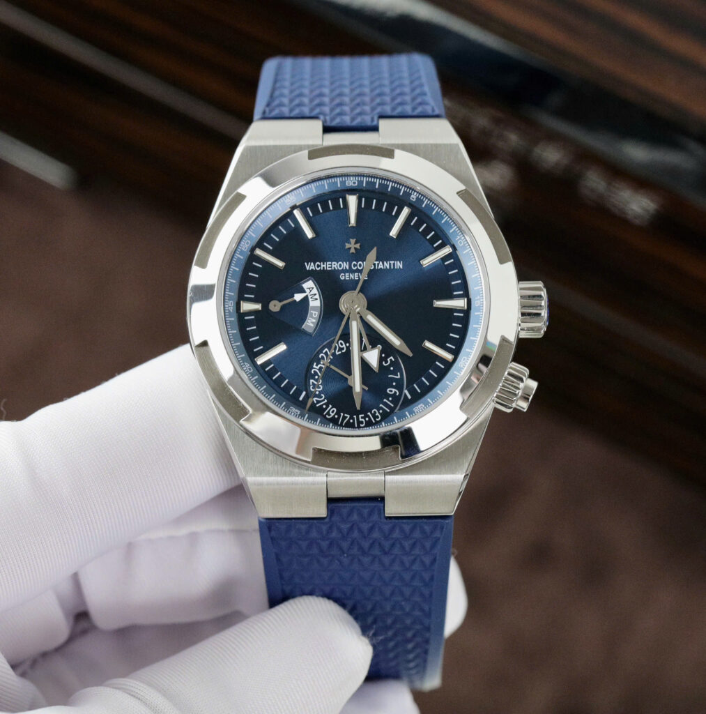 Đồng hồ Vacheron Constantin Overseas Dual Time 7900V Replica 11 màu xanh blue PZF 41mm (2)