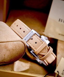 Đồng Hồ Burberry The Britain Women Nữ Dây Da Nâu Rep 1:1 34mm