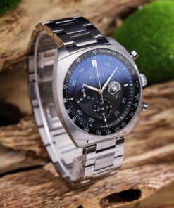 Đồng Hồ Gucci Interlocking G Chronograph Mặt Đen Like Auth 41mm