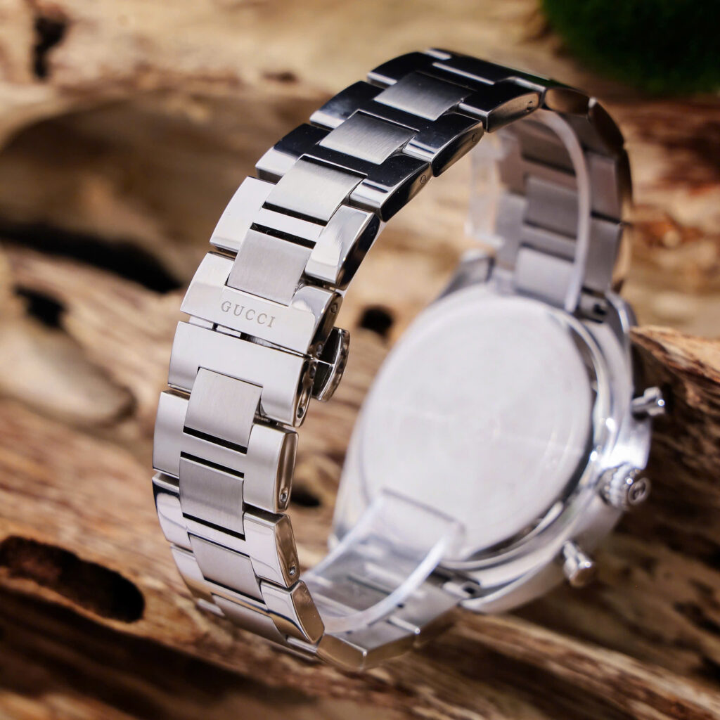 Đồng Hồ Gucci Interlocking G Chronograph Mặt Đen Like Auth 41mm