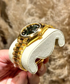 Đồng Hồ Rolex Day-Date Bọc Vàng Thật Mặt Màu Xanh Lá Cây 36mm (1)