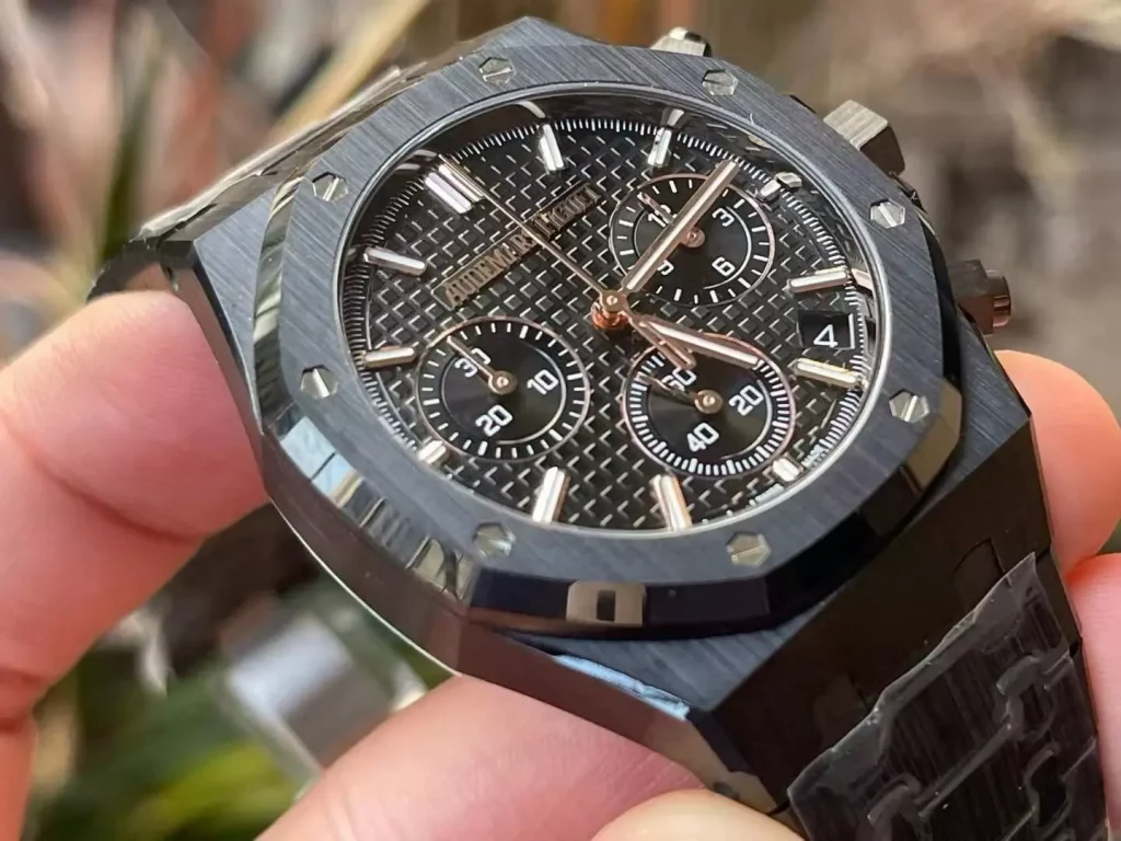 Đồng hồ Audemars Piguet Rep 11 Royal Oak 26240CE gốm đen nhà máy APS 41mm (1)