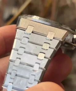 Đồng hồ Audemars Piguet Rep 11 Royal Oak 26240ST mặt trắng máy mỏng new 2025 41mm (4)