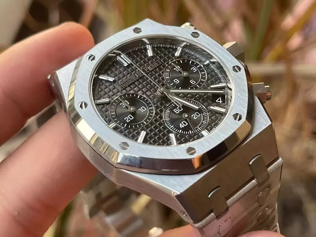 Đồng hồ Audemars Piguet Replica 11 Royal Oak 26240ST mặt đen máy mỏng nhà máy APS 41mm (2)