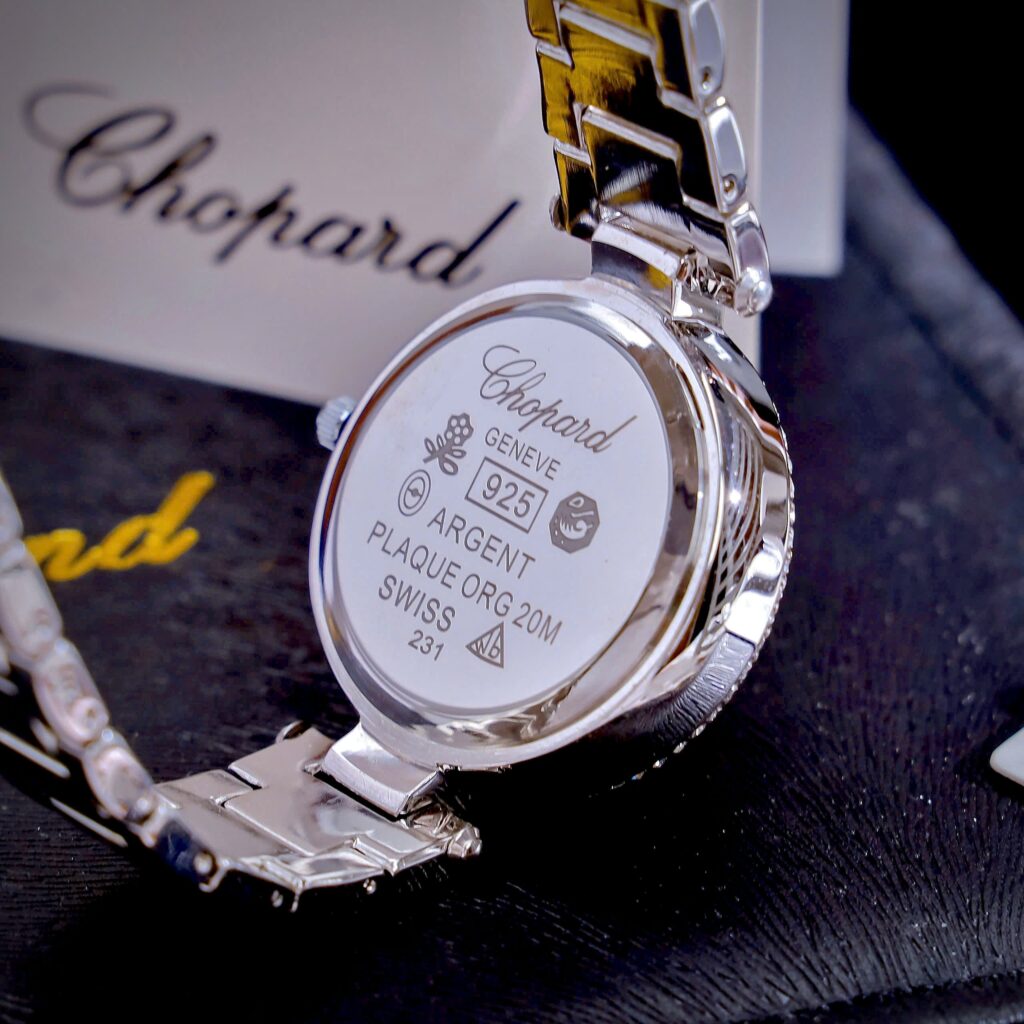 Đồng hồ Chopard Ladies Nữ Dây Kim Loại Đính Đá Viền Fake 1:1 36mm