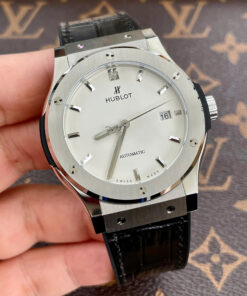 Đồng hồ Hublot Chế Tác Classic Fusion mặt trắng nhà máy JJF 42mm (2)