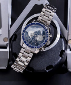 Đồng hồ Omega Speedmaster Chronograph Dây Kim Loại Fake Cao Cấp 43mm