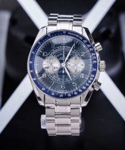Đồng hồ Omega Speedmaster Chronograph Dây Kim Loại Fake Cao Cấp 43mm