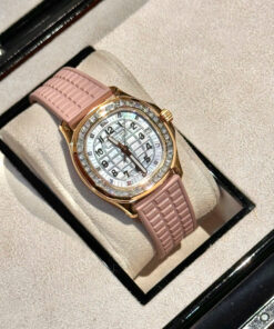 Đồng hồ Patek Philippe Aquanaut 5072R bọc vàng đính kim cương Moissanite 35 (7)