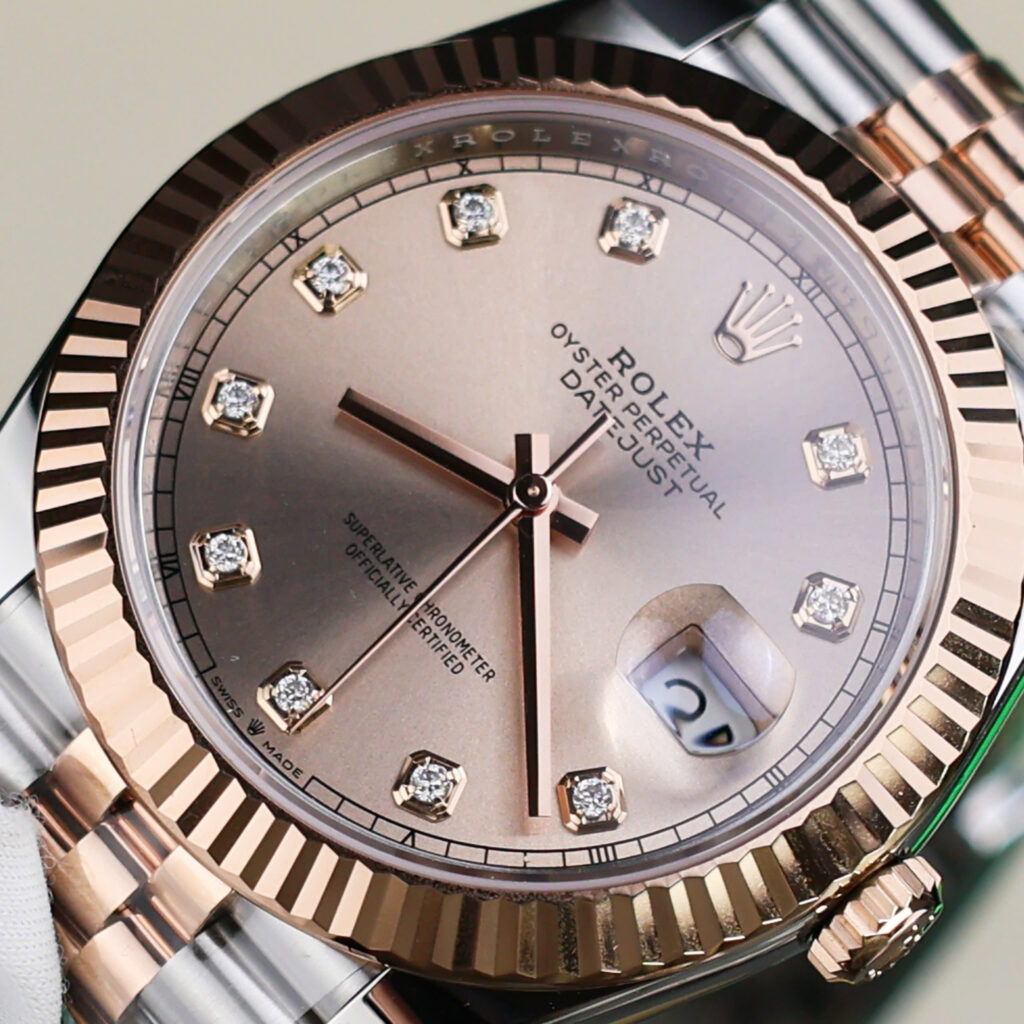 Đồng hồ Rolex Chế Tác DateJust 126331 mặt Sundust nhà máy Clean 41mm (2)