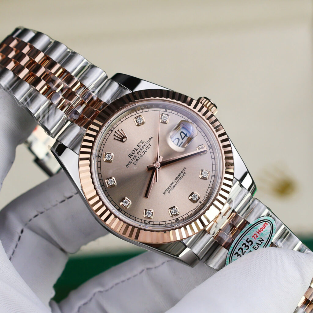 Đồng hồ Rolex Chế Tác DateJust 126331 mặt Sundust nhà máy Clean 41mm (2)