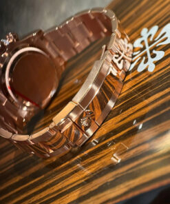 Đồng hồ Rolex Daytona bọc vàng hồng đính kim cương Moissanite 40mm (9)