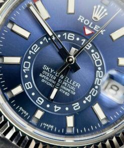 Đồng hồ Rolex Rep 11 Sky-Dweller 326934 mặt xanh dương dây kim loại 42mm (2)
