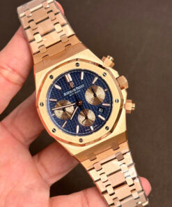 Đồng hồ Audemars Piguet Royal Oak 26331OR mặt xanh máy Thuỵ Sỹ 41mm (7)