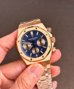 Đồng hồ Audemars Piguet Royal Oak 26331OR mặt xanh máy Thuỵ Sỹ 41mm (7)