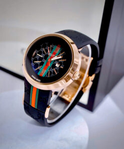 Đồng hồ Gucci unisex king gold máy Pin nhật dây cao su like auth 40mm