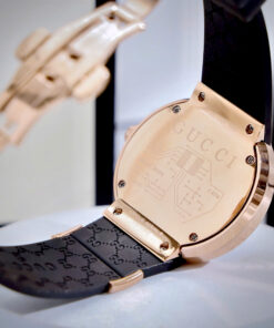 Đồng hồ Gucci unisex king gold máy Pin nhật dây cao su like auth 40mm