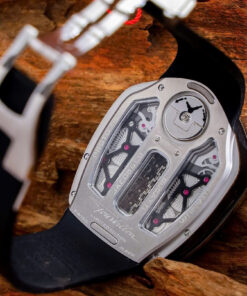 Đồng hồ Jacob & Co Bugatti dây cao su đen fake cao cấp 52mm x 44mm