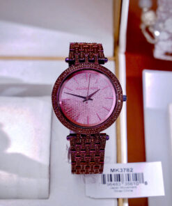 Đồng hồ Michael Kors Darci Pavé nữ đính full đá màu tím 38mm