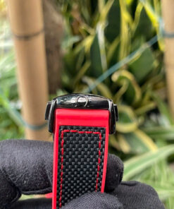 Đông hồ Omega Seamaster cọc dạ quang dây vải đỏ fake cao cấp 42mm