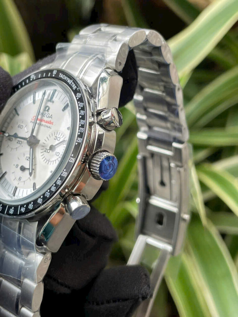 Đồng hồ Omega Speedmaster dây kim loại máy cơ nhật fake cao cấp 42mm