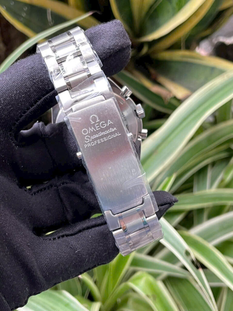 Đồng hồ Omega Speedmaster dây kim loại máy cơ nhật fake cao cấp 42mm