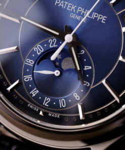 Đồng hồ Patek Philippe 5205G Replica 11 màu xanh blue dây da 40mm (2)